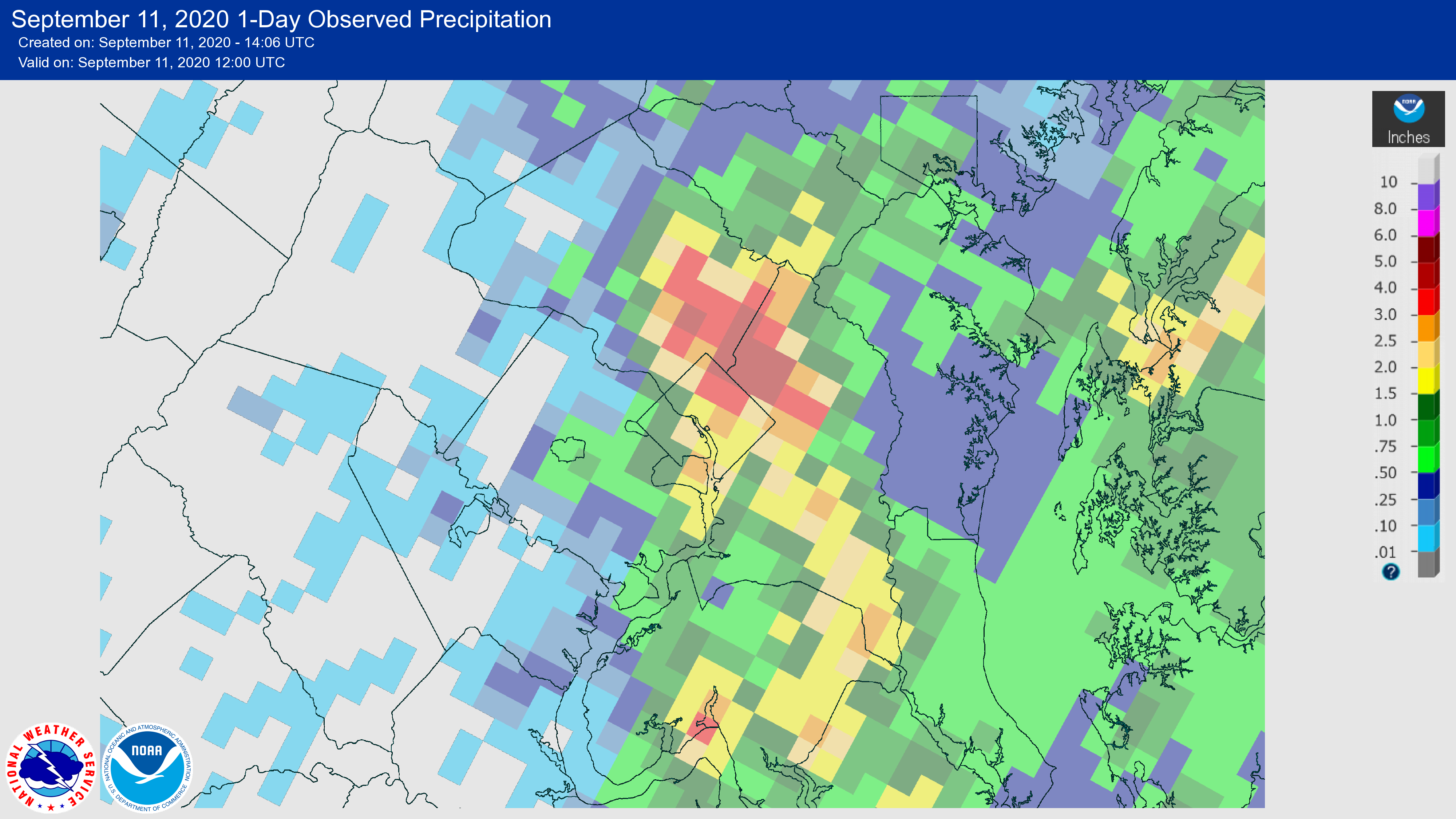 Washington Dc Rain Totals